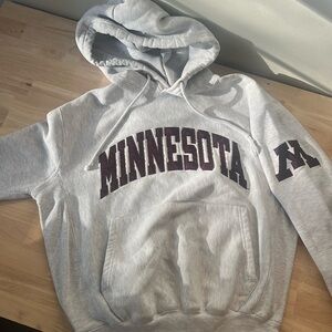 Minnesota gophers hoodie with drawstrings